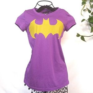 **SOLD** Purple and Yellow Batman Tee